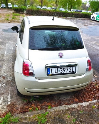 Fiat 500 cena 32000 przebieg: 42000, rok produkcji 2009 z Lublin małe 11